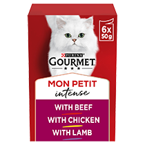 GOURMET® Mon Petit Beef & Chicken Cat Food | Purina